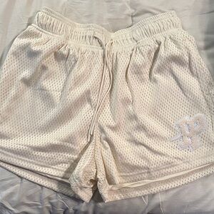 Inaka Power Women's Cream Mesh Shorts